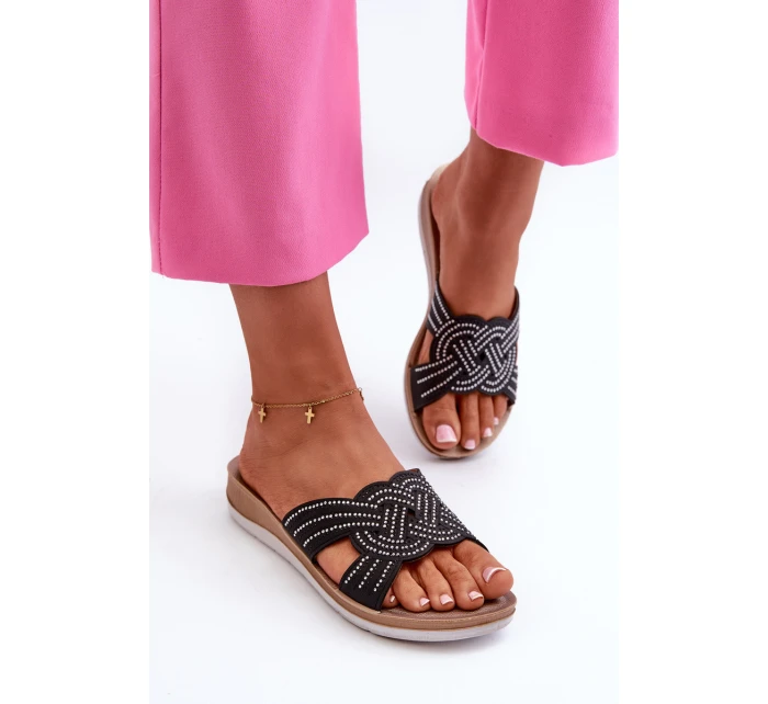 Pohodlné Dámské Žabky S  Černé model 21664611 - Inblu