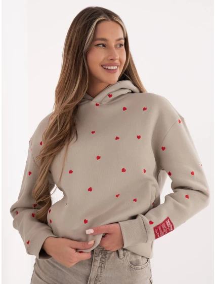 Halenka D10618BC02834A2 béžová Halenka D10618BC02834A2 béžová