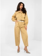 Spodnie IT SP model 21946607 camelowy - FPrice