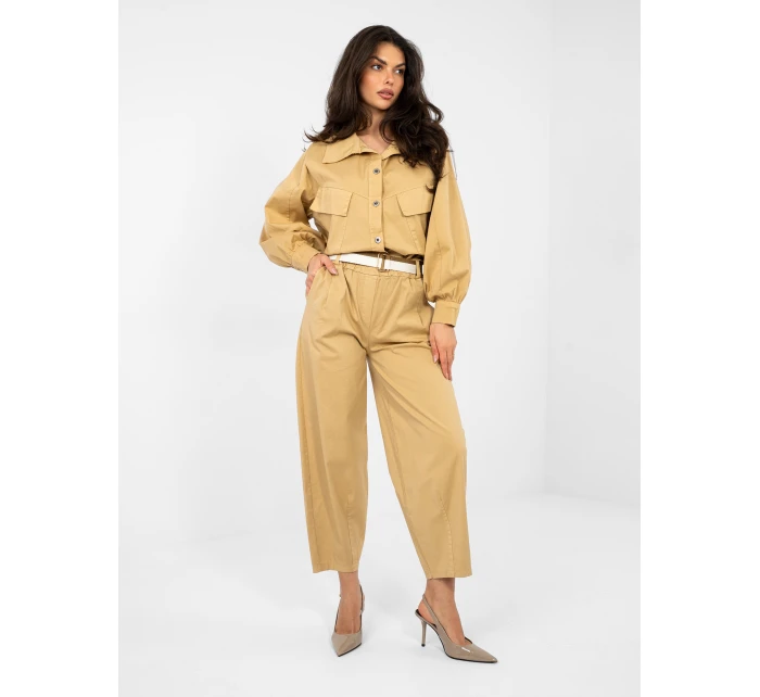 Spodnie IT SP model 21946607 camelowy - FPrice