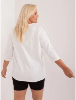 Bluzka RV BZ model 20188629 ecru - FPrice Bluzka RV BZ model 20188629 ecru - FPrice