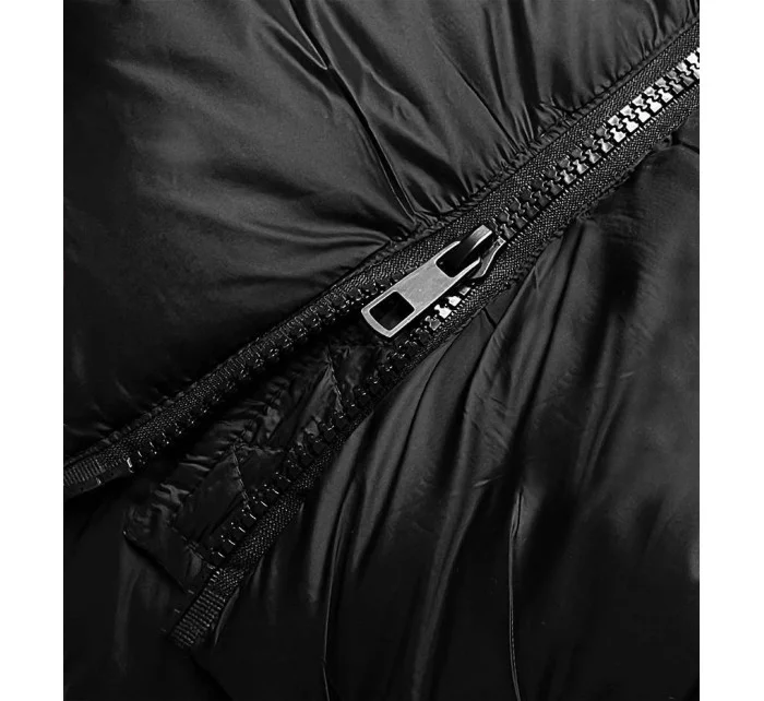 DŁUGA KURTKA ZIMOWA DAMSKA CZARNA model 21243491 - J.STYLE