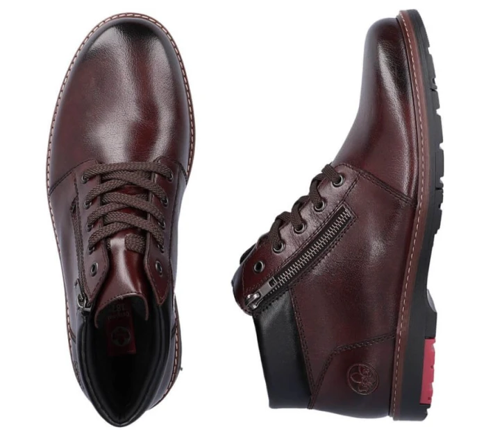 Kožené pohodlné zateplené boty M model 20539794 brown - Rieker