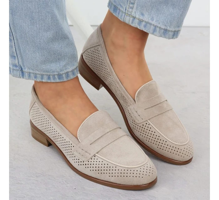 Semišové lordské polobotky Potocki W SZ12585 WOL291B