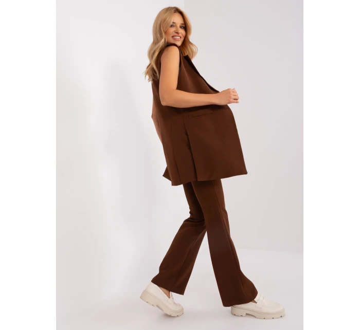 Sada DHJ KMPL 5069.16X tmavě hnědá