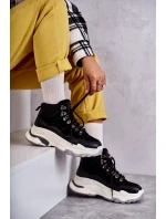 Dámská vysoká sportovní obuv GOE KK2N4098 Černe Dámská vysoká sportovní obuv GOE KK2N4098 Černe