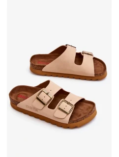 Dámské klasické pantofle Big Star - béžové