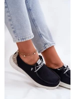 Dámské lehké látkové polobotky McKeylor – černé