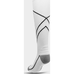 Dámské lyžařské ponožky 4F AW22UFSOF035 bílé