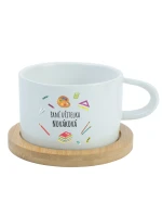 Personalizovaný keramický hrníček Makronka pro paní učitelku/pana učitele (pomůcky) Personalizovaný keramický hrníček Makronka pro paní učitelku/pana učitele (pomůcky)