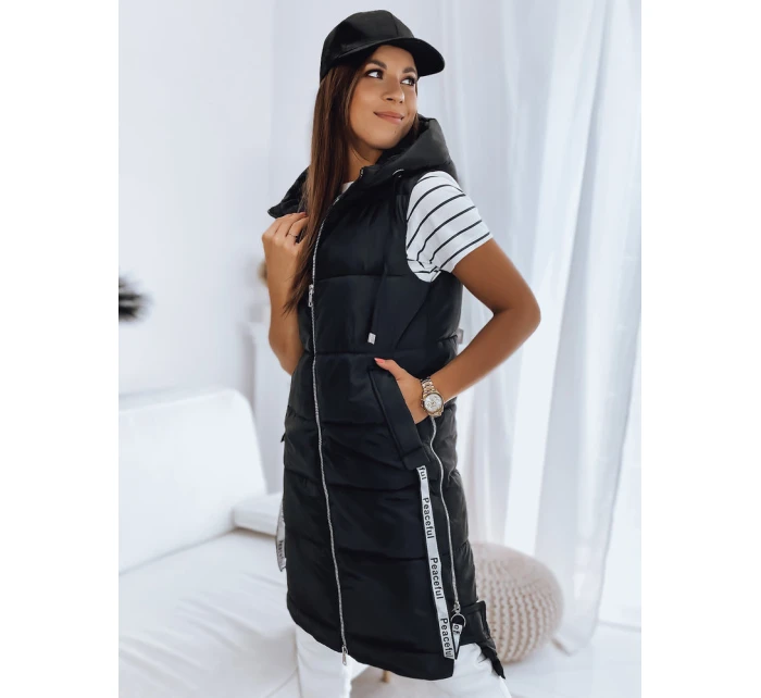 SKYLER dámská prošívaná vesta černá FashionStreet TY3196