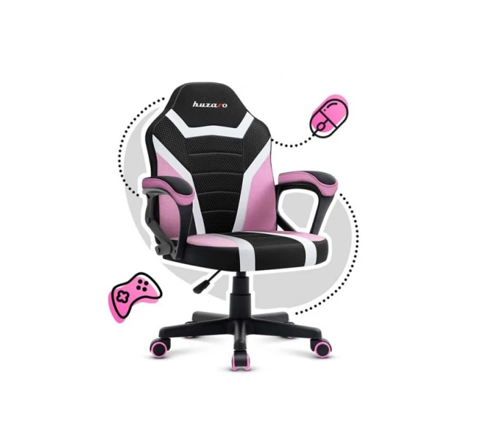 Dětská herní židle  pink model 21326214 - Huzaro