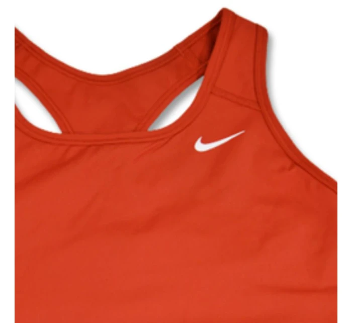 Sportovní podprsenka Nike Swoosh Pro-padded Bra Wmns Cinnabar/White - BV3630-624