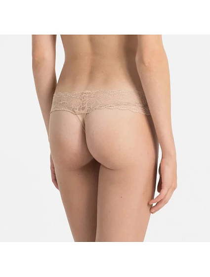 Dámské tanga model 6536327 meruňková - Calvin Klein Dámské tanga model 6536327 meruňková - Calvin Klein