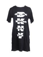 Dámská noční košile model 8741745 černobílá - DKNY