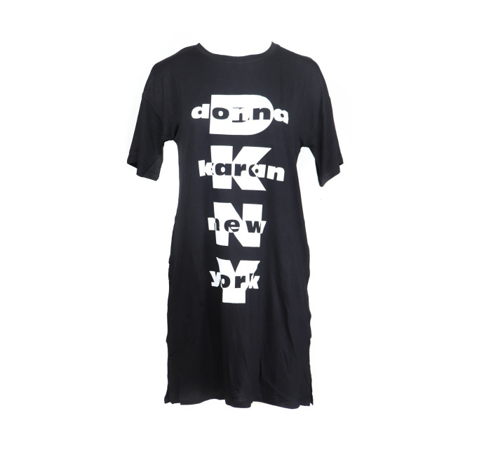 Dámská noční košile YI2322403-001 černobílá - DKNY