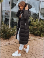 Dámská prošívaná zimní bunda s kapucí MENSI černá FashionStreet TY3093 Dámská prošívaná zimní bunda s kapucí MENSI černá FashionStreet TY3093