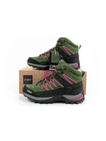 Rigel dámské trekové boty kožené model 21757138 nepromokavé kotníkové boty zelené dámské - CMP