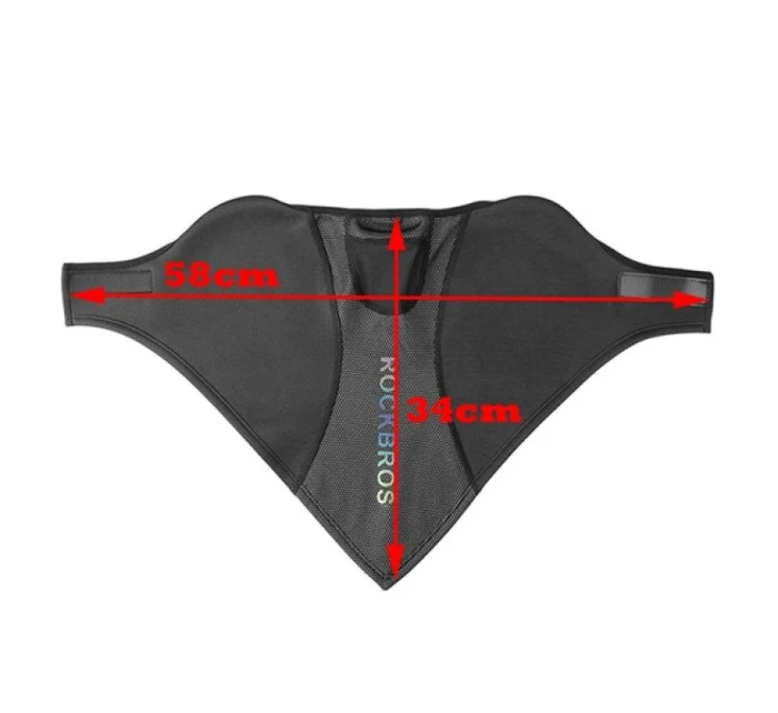 Krbová římsa Rockbros softshell šedá