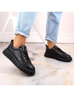 Big Star W INT1919 černé boty na platformě Big Star W INT1919 černé boty na platformě