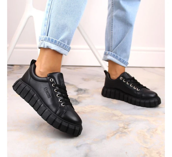 Big Star W INT1919 černé boty na platformě Big Star W INT1919 černé boty na platformě