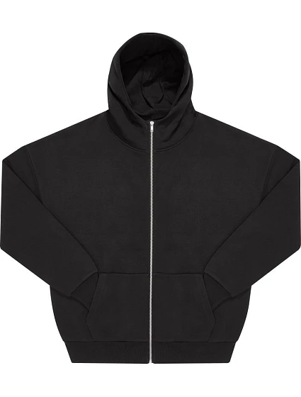B&C Influence Zip Hood Těžká oversize mikina s kapucí 01.IZ03 black B&C Influence Zip Hood Těžká oversize mikina s kapucí 01.IZ03 black