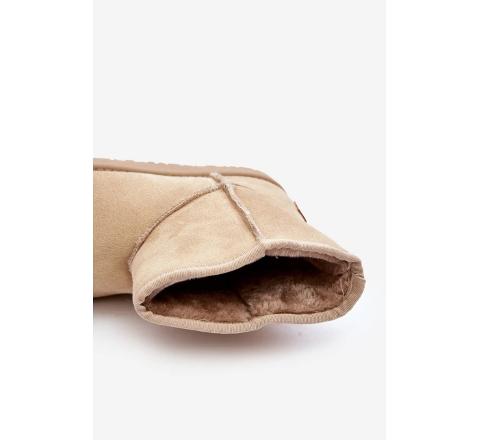 Dámské sněhule Cross Jeans MM2R4023C Beige Dámské sněhule Cross Jeans MM2R4023C Beige