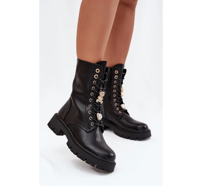 Dámské zateplené workery Lomina – černé Dámské zateplené workery Lomina – černé