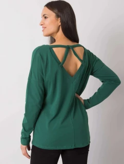 Dámská halenka RV BZ 7315.39X Tmavě zelená - Rue Paris