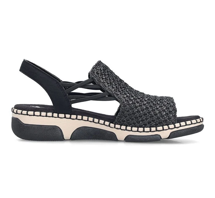 damskie na czarne model 22087025 - Rieker damskie na czarne model 22087025 - Rieker