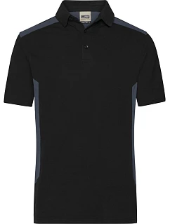 JN Pánské pracovní piqué polo 02. black/carbon model 22532889 - Daiber