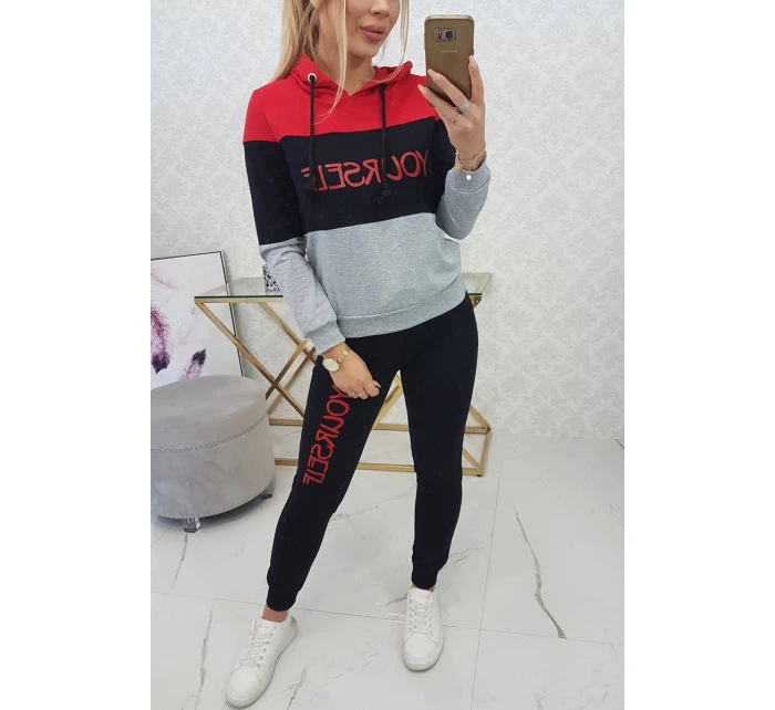 Sada s potiskem Sám červený+černý Sada s potiskem Sám červený+černý