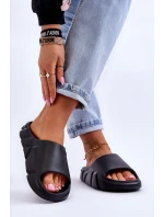 Dámské lehké pěnové pantofle Big Star LL274594 Černé