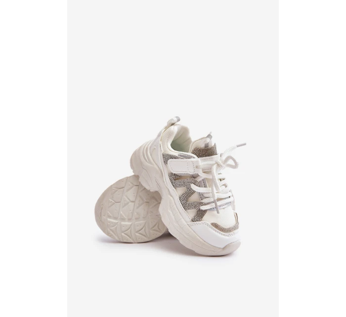 Dětské tenisky se zirkony bílé Rianalla Dětské tenisky se zirkony bílé Rianalla