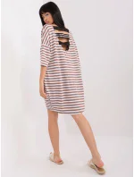 Tunika EM TU model 21137485 biało brązowy - FPrice