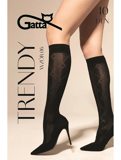 TRENDYLINE model 22347376 SOCKS 40 06 Dámské podkolenky - Gatta TRENDYLINE model 22347376 SOCKS 40 06 Dámské podkolenky - Gatta