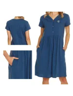 Dámská těhotenská košile 5336 blue - Doctornap Dámská těhotenská košile 5336 blue - Doctornap