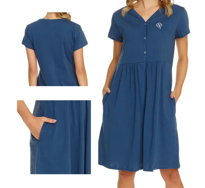 Dámská těhotenská košile 5336 blue - Doctornap Dámská těhotenská košile 5336 blue - Doctornap