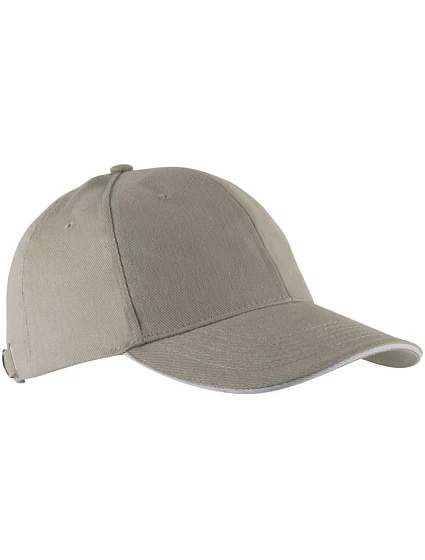 K-up KP 011 6 Panelová sandwich kšiltovka "Orlando" 20.0011 beige/white K-up KP 011 6 Panelová sandwich kšiltovka "Orlando" 20.0011 beige/white