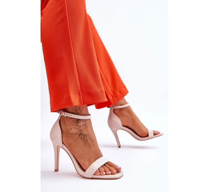 Módní sandály Beige béžové model 21612457 - VINCEZA