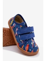 Dětské bačkůrky Barefoot Vesmírná loď Froddo Canvas G1700440-5 Modré Dětské bačkůrky Barefoot Vesmírná loď Froddo Canvas G1700440-5 Modré
