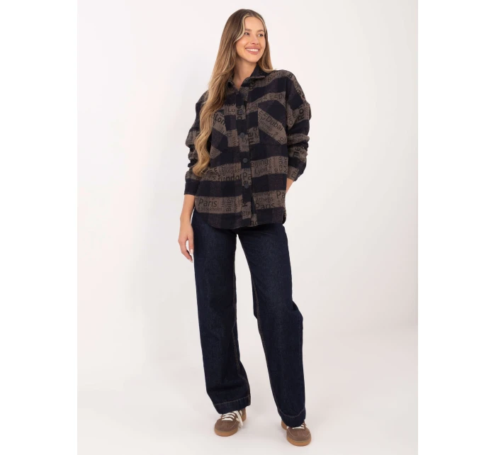 Košile DN KS 3990.95P tmavě modrá