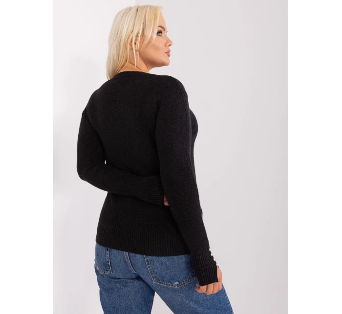 Sweter PM SW PM model 18949131 czarny - FPrice Sweter PM SW PM model 18949131 czarny - FPrice