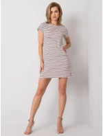 Šaty TW SK G 076.81P bílá a červená