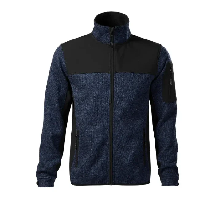 Casual softshellová bunda pánská knit blue Casual softshellová bunda pánská knit blue