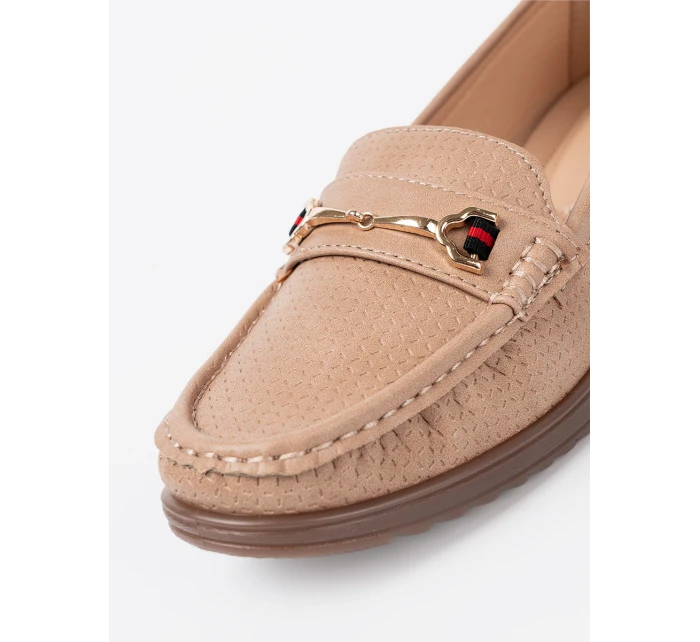 Pohodlné polobotky dámské hnědé na klínku Pohodlné polobotky dámské hnědé na klínku