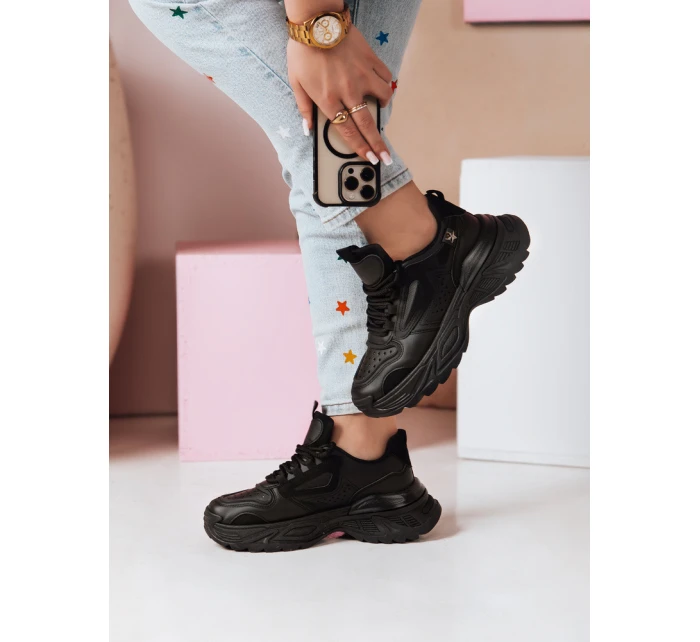 CELESTIC dámské tenisky na platformě černé FashionStreet ZY0819 CELESTIC dámské tenisky na platformě černé FashionStreet ZY0819