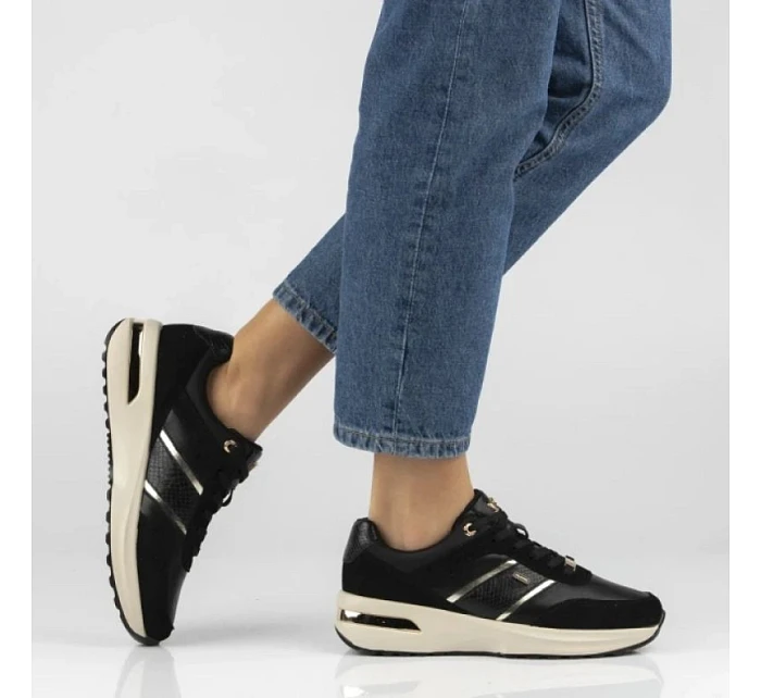 Dámské kožené polobotky černé model 22116789 dámské - FILIPPO