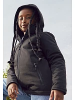 Padded Hooded Softshell Junior Dětská zateplená softshellová bunda s kapucí model 22454895 dark navy - Clique Padded Hooded Softshell Junior Dětská zateplená softshellová bunda s kapucí model 22454895 dark navy - Clique
