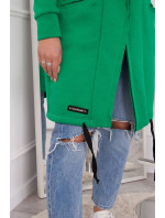 Zateplená bunda s kapucí zelená